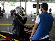 Exame da prova pratica de moto - Foto Victor Amaral (6)